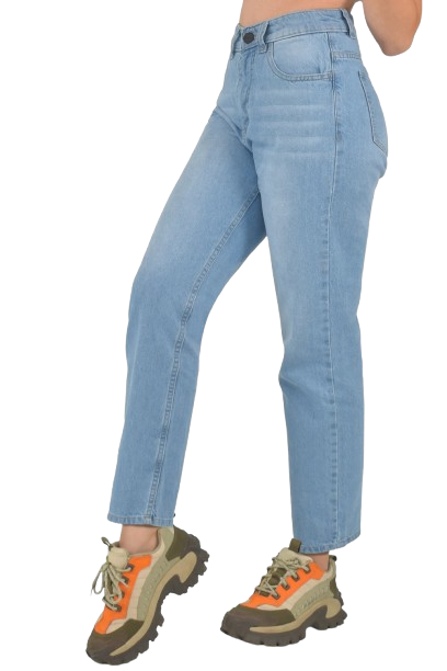 PANTALON MUJER  DENIM TIPO MOM