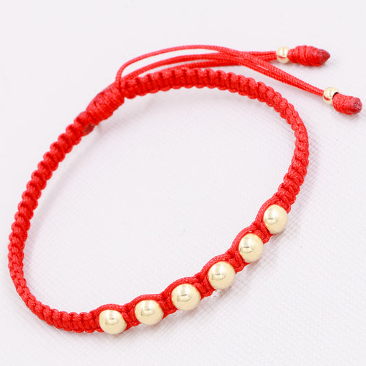 Brazalete Tejido Rojo