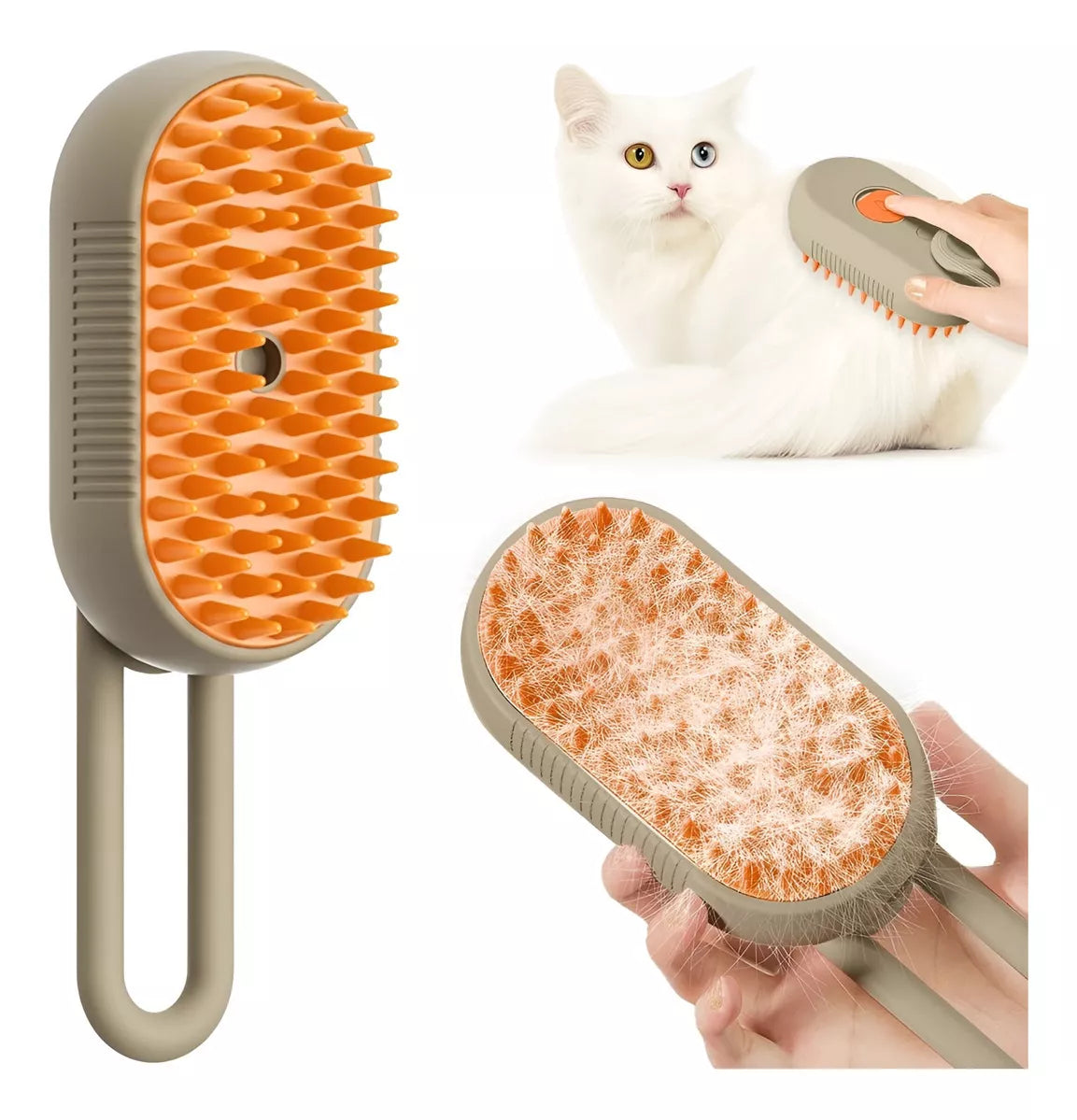 Cepillo automático para perros y gatos a vapor